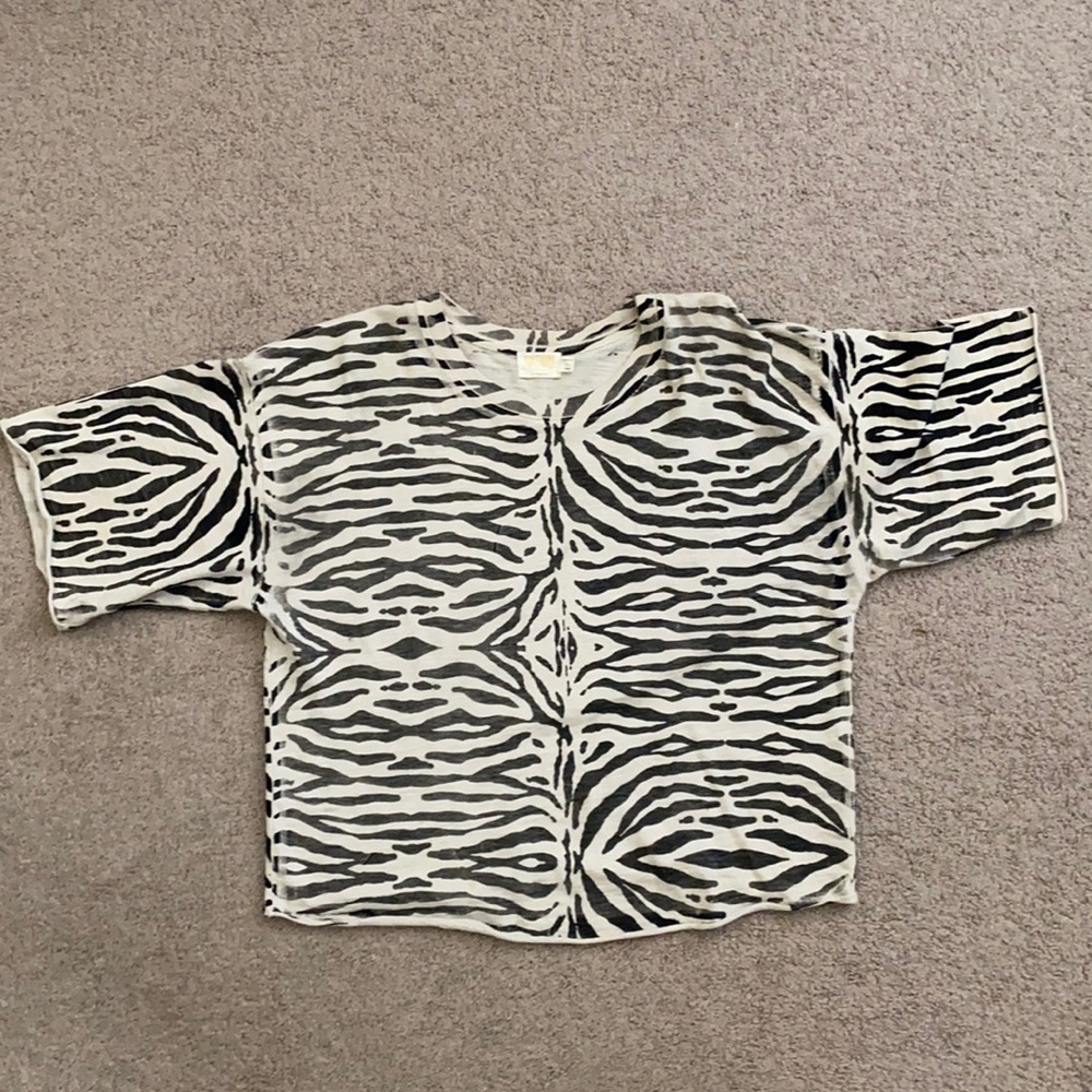 Nation Zebra Print Shirt